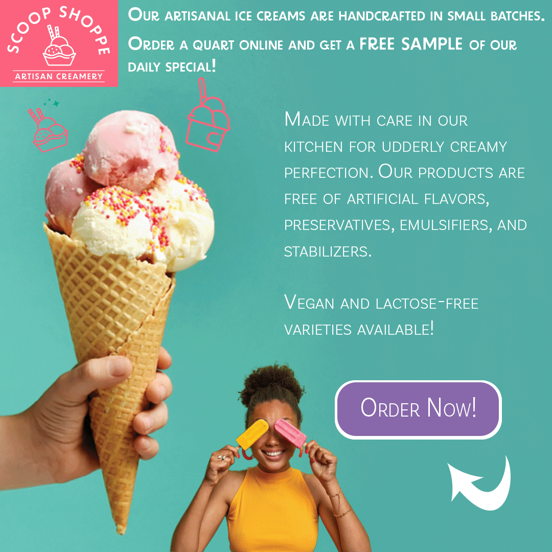 Scoop Shoppe animated ice cream ad